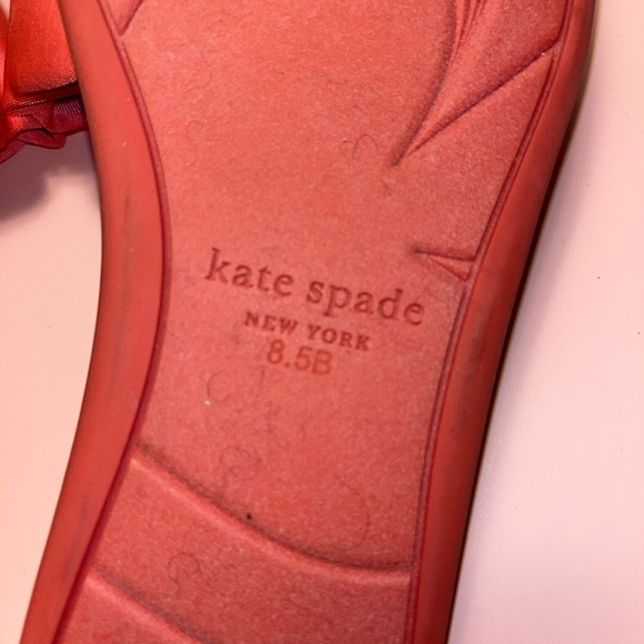 Kate Spade ♠️ Beachy Flats /Silky Bow Summer Slides - Elegant & Comfortable 8.5 - Picture 10 of 12